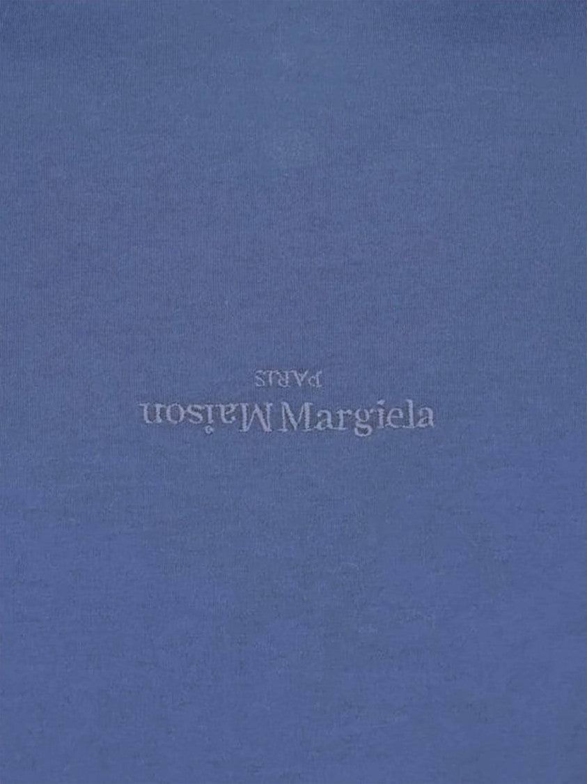 Maison Margiela Distorted Logo Print T-Shirt