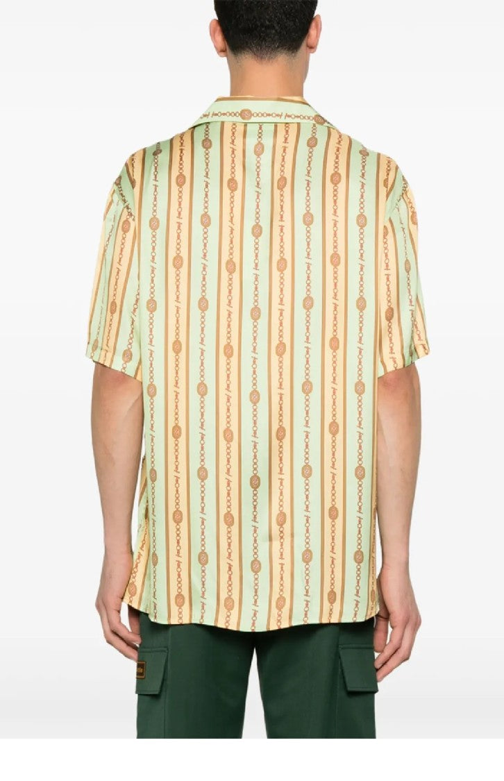 Drôle De Monsieur Short-Sleeved Relaxed Fit Shirt