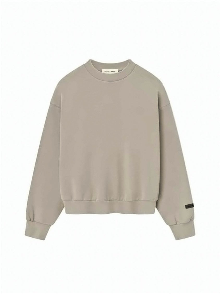 Fear Of God Cropped Relaxed Fit Fleece Hoodie