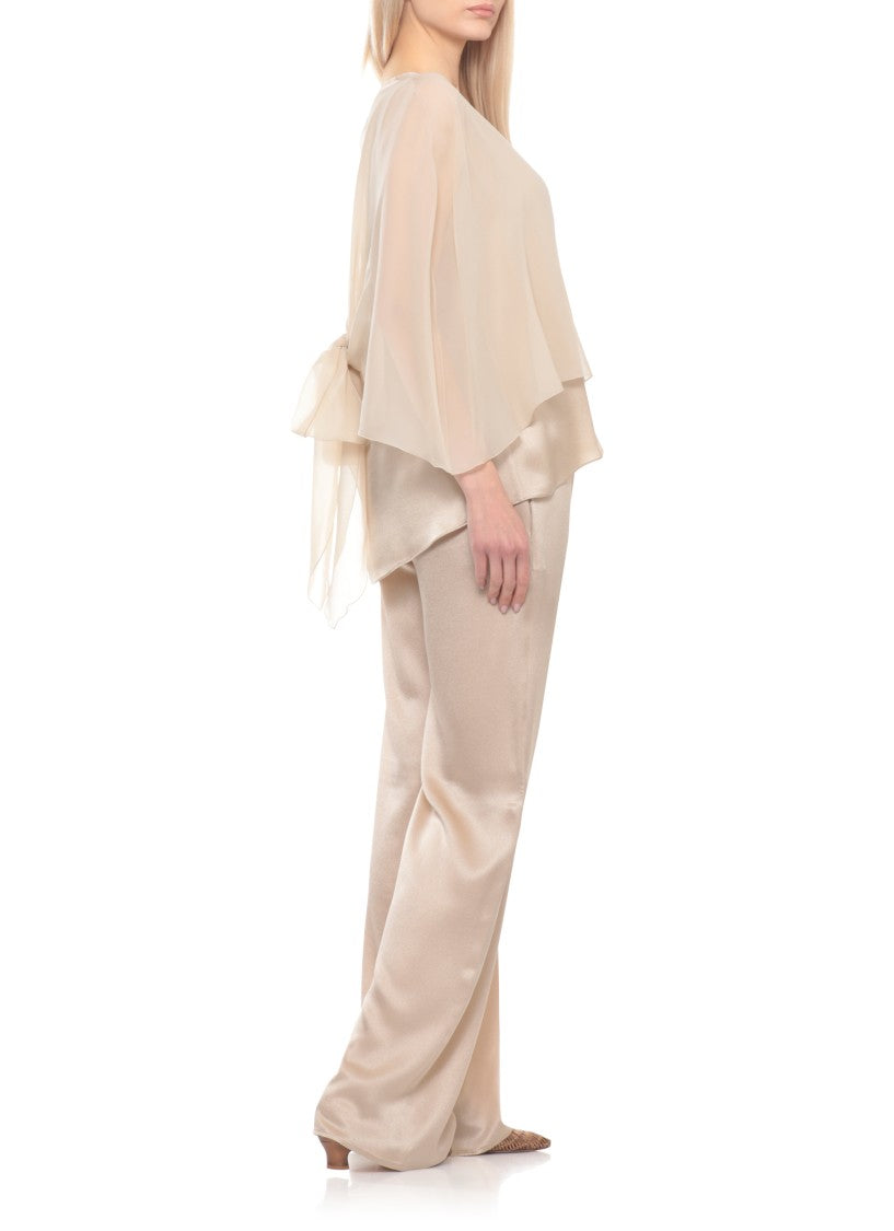 Antonelli Firenze Beige Christian Silk Scarf