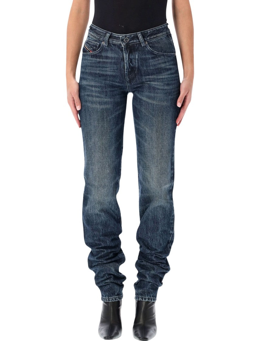 Diesel Relaxed Fit Ruched-Leg Jeans