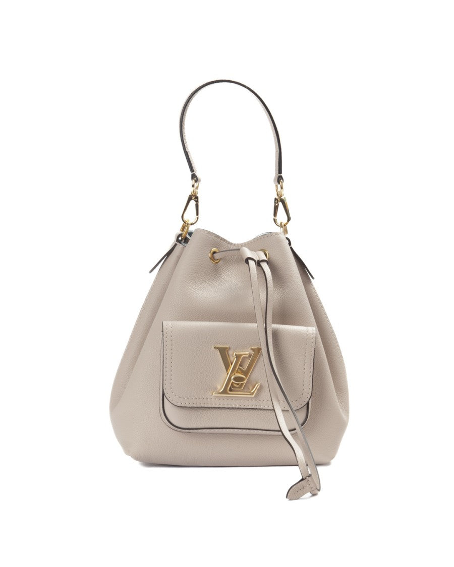 Louis Vuitton Pink Lockme Bucket Mm Leather Shoulder Bag