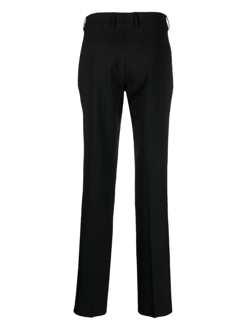 Tagliatore Tailored Black Trousers With Straight Leg Design