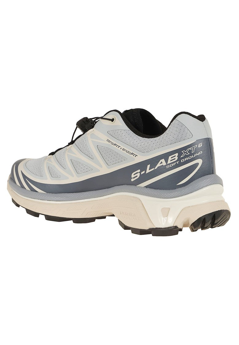 Salomon Pearl Blue Xt-6 Technical Mesh Sneakers