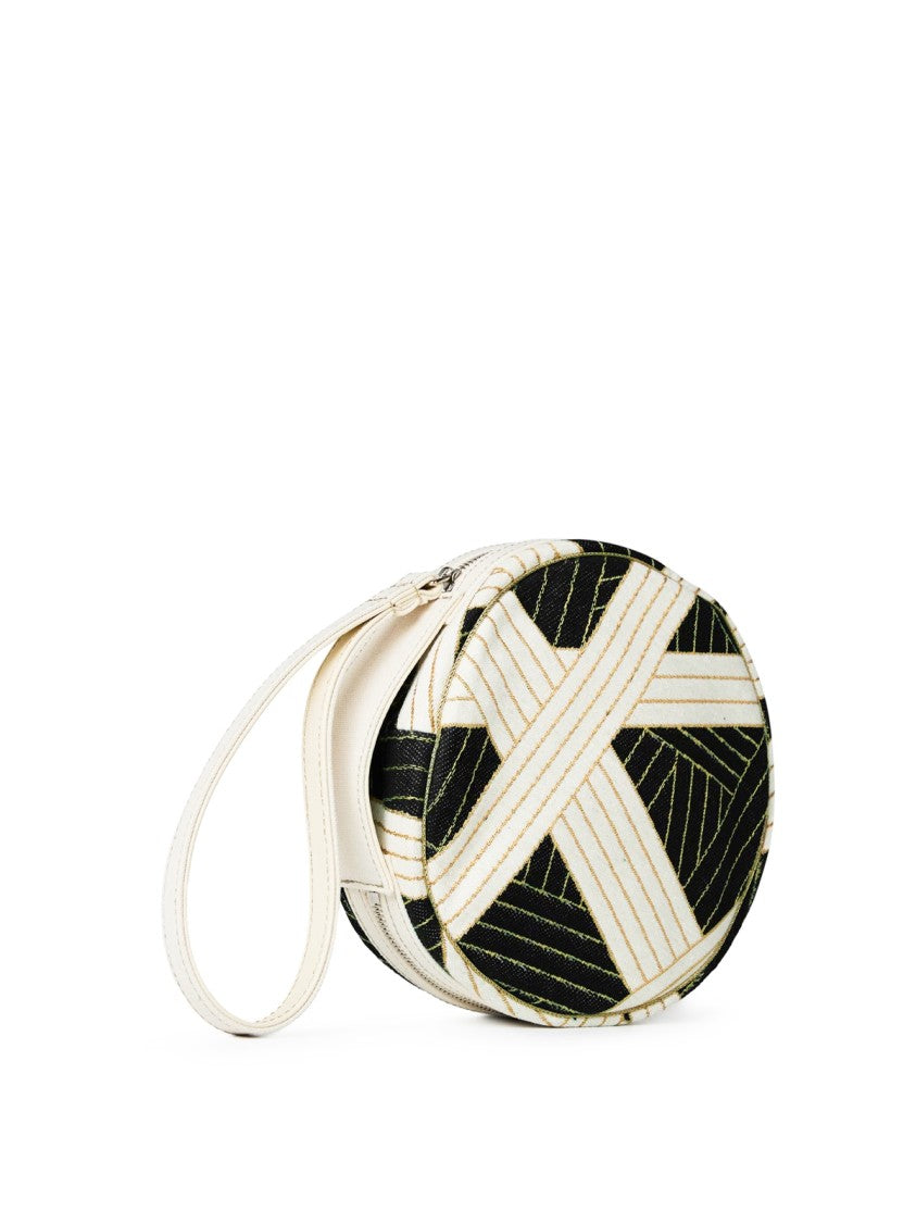 Missoni Nastri Round Beauty Clutch Bag