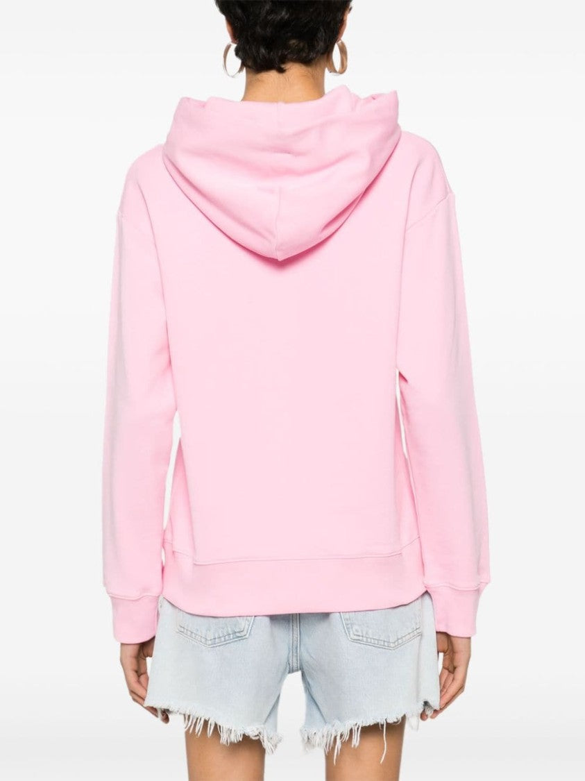 Patou Rose Pink Cotton Jersey Hoodie