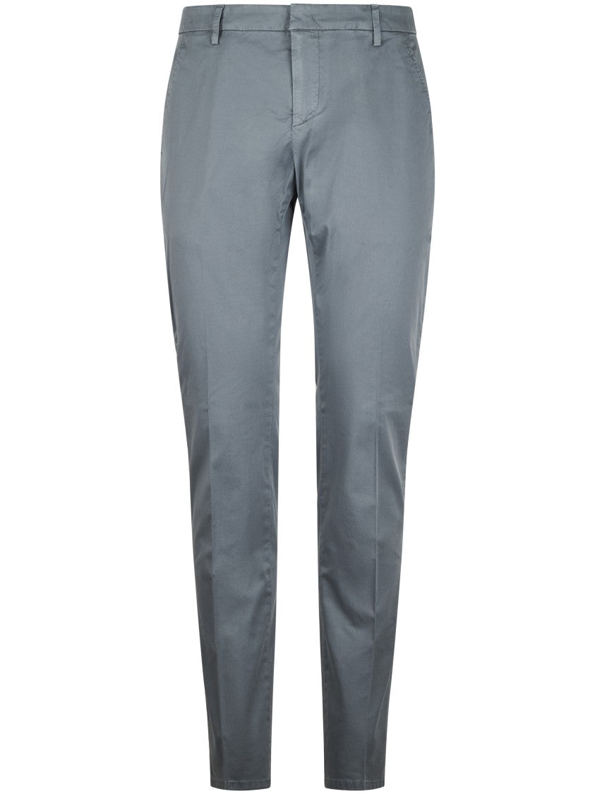 Dondup Slim Tapered Trousers With Classic Waistband