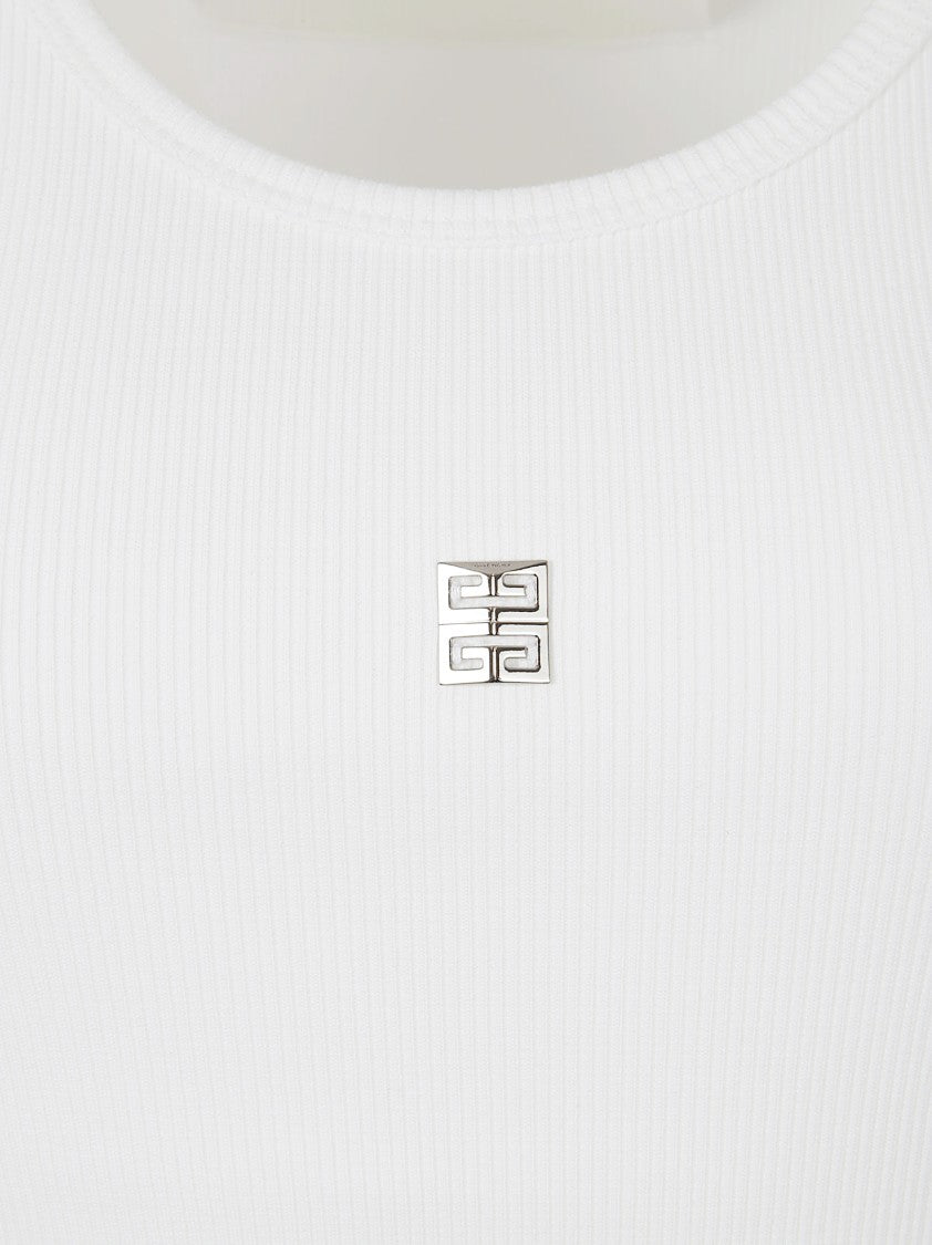 Givenchy Fitted Sleeveless Top With Ribbed Texture