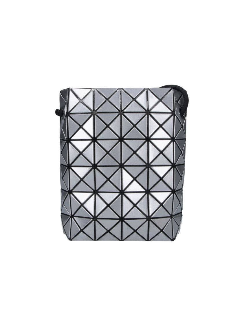 Bao Bao Issey Miyake Silver Wring Pvc Geometric Panel Bucket Bag