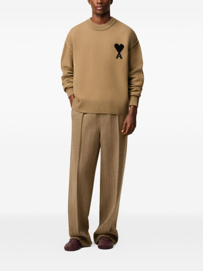 Ami Heart Wool Sweater