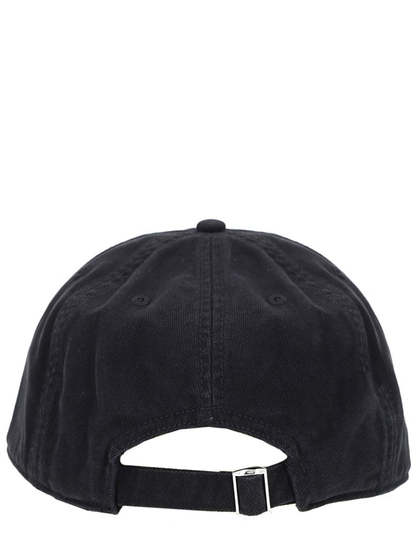 Mm6 By Maison Margiela Structured Crown Curved Brim Cotton Baseball Hat