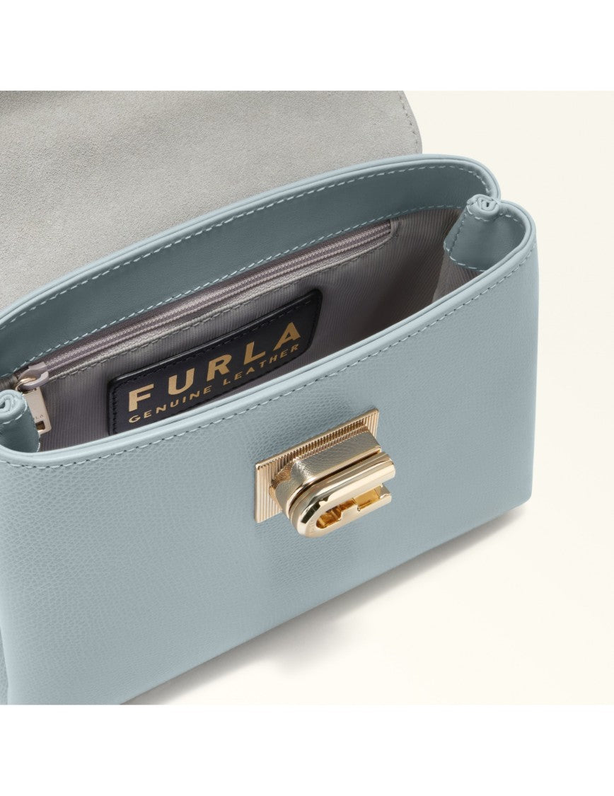 Furla 1927 Mini Top Handle In Leather Color Cloud