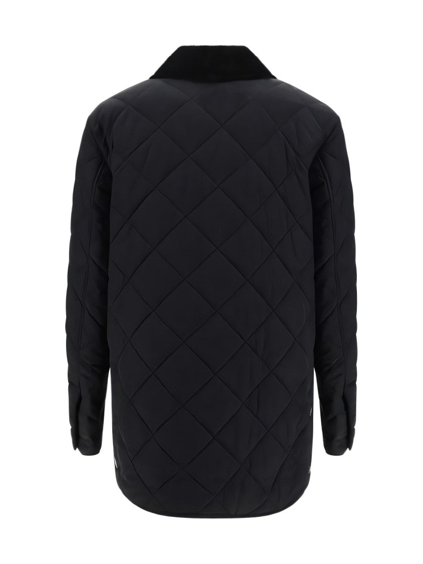 Burberry Diamond-Quilted Padded Jacket