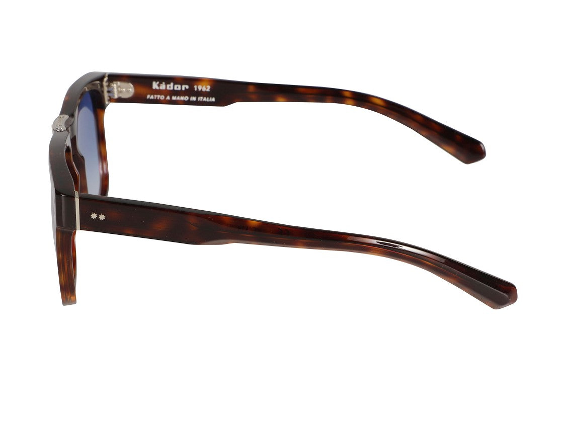 Kador Tortoiseshell Rider Flag/N Square Gradient Sunglasses