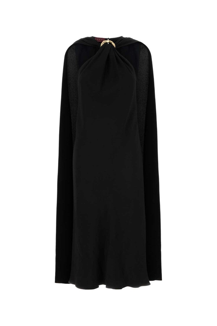 Gucci Black Crepe Dress
