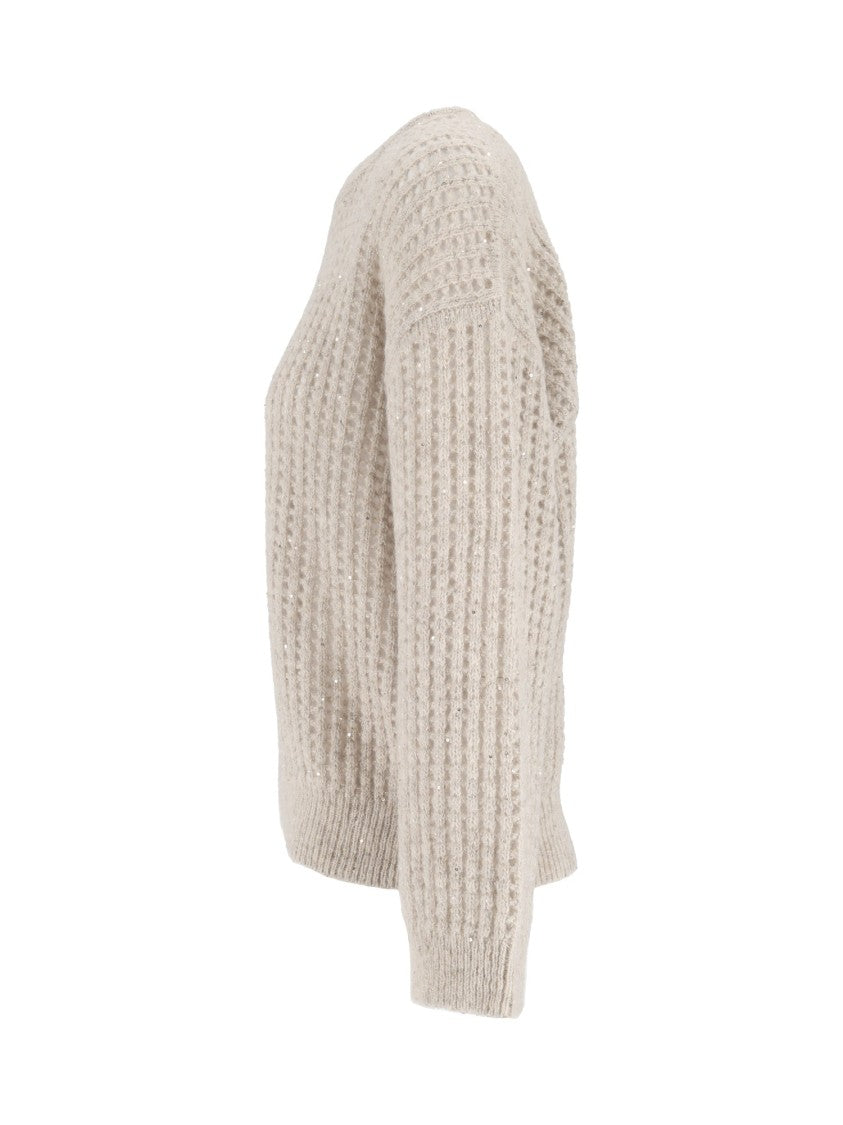 Peserico Textured Chunky Cable-Knit Sweater