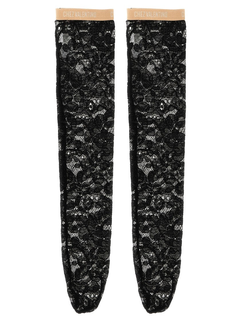 Valentino Garavani Leg  Pizzo Rebordè