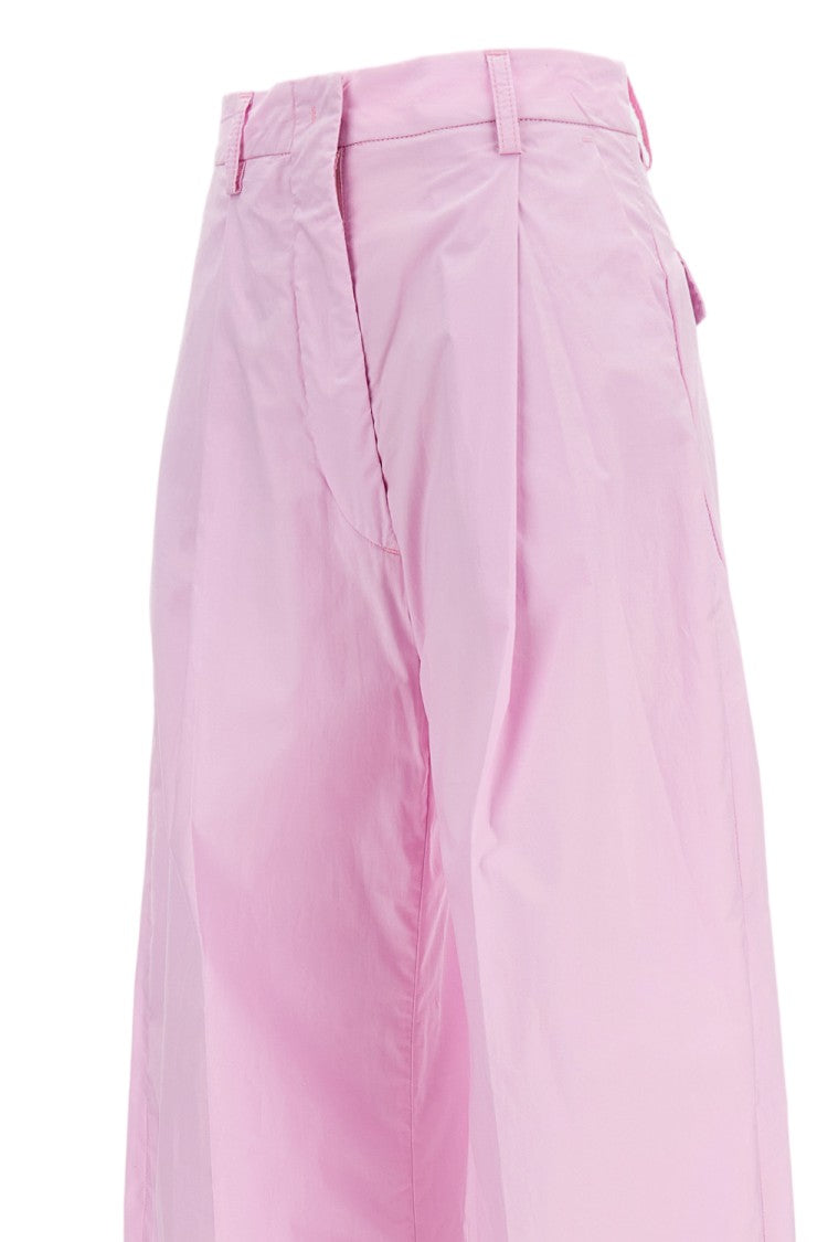 The Latest Wide-Leg Palazzo Trousers With Waist Pleats And Flap Pockets