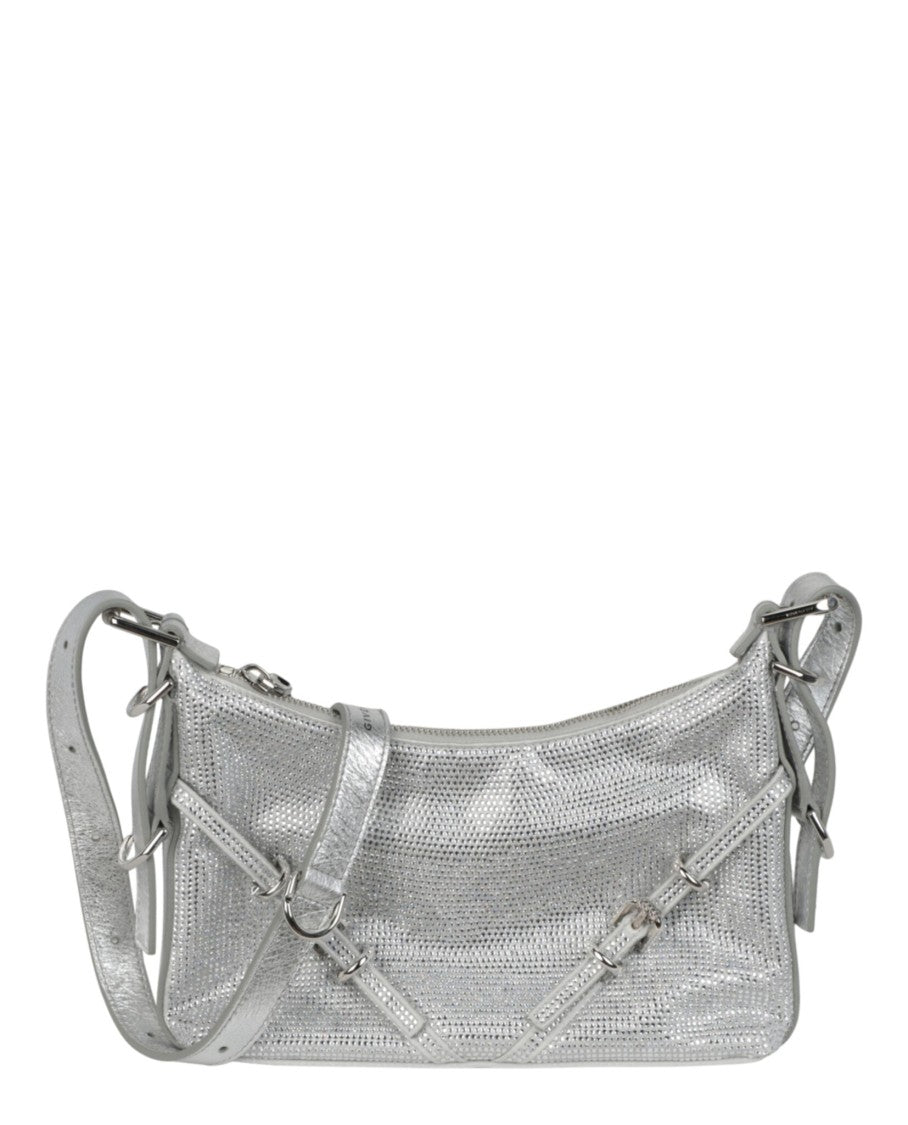 Givenchy Mini Voyou Satin And Strass Shoulder Bag