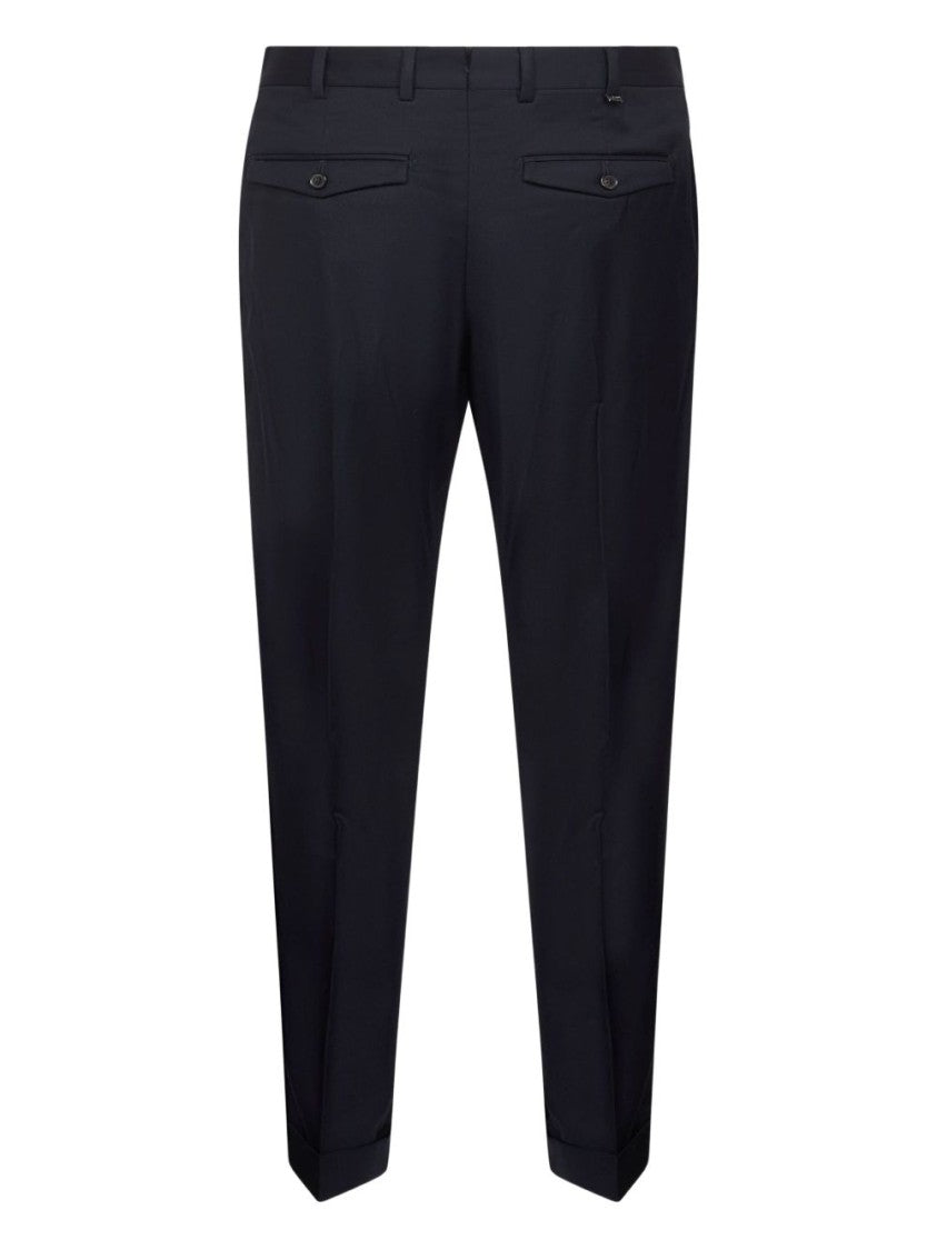Pt Torino Formal Pants In Virgin Wool Blend