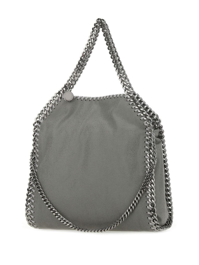 Stella Mccartney Grey Mini Falabella Faux Leather Tote Bag