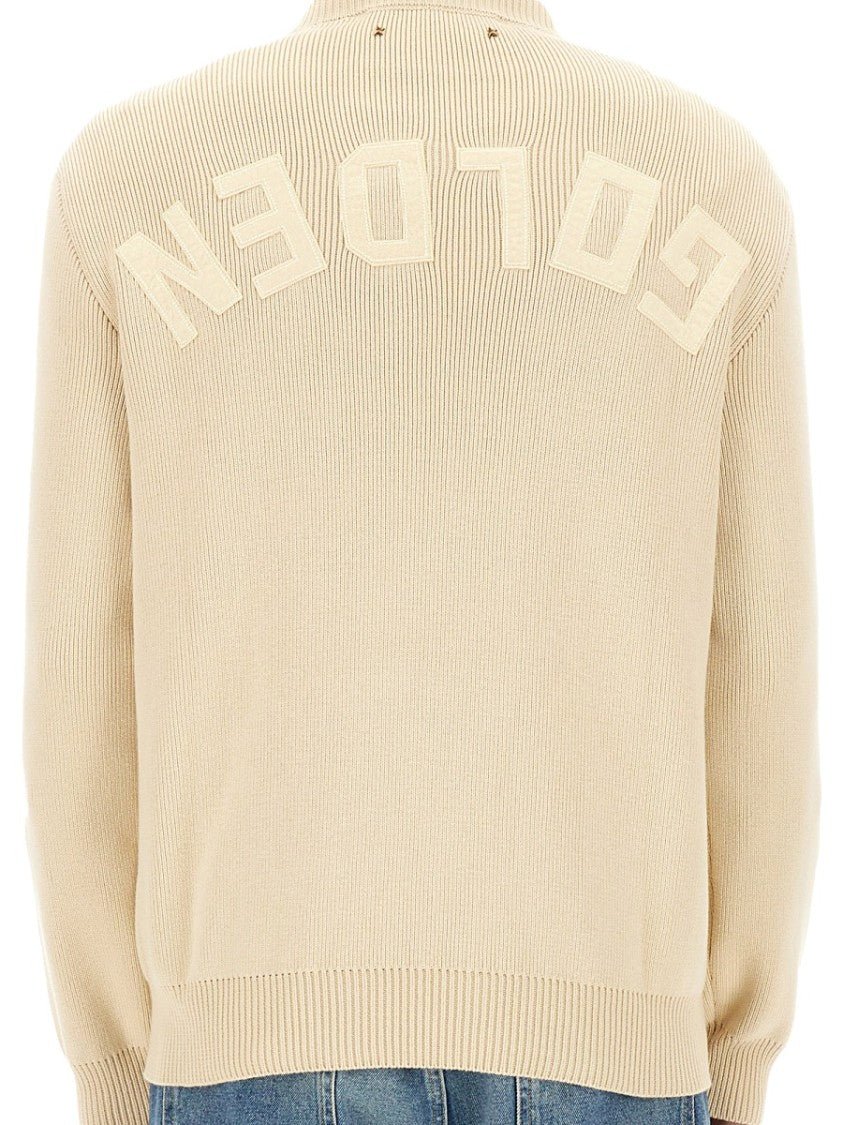 Golden Goose Relaxed Fit Ribbed Knit Jersey