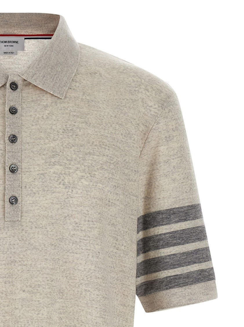 Thom Browne '4Bar' Polo Shirt