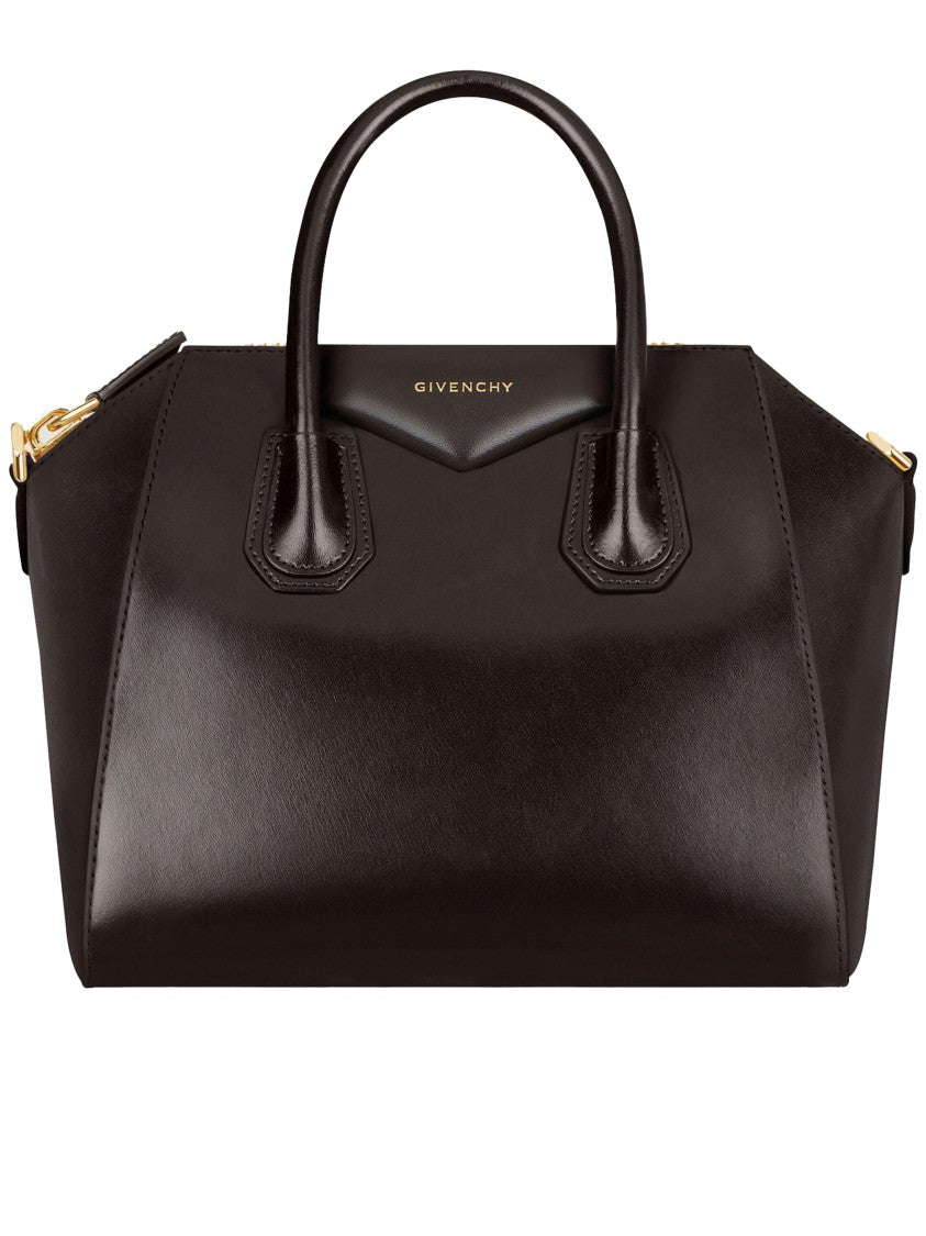 Givenchy Structured Chocolate Brown Calf Leather Antigona Bag