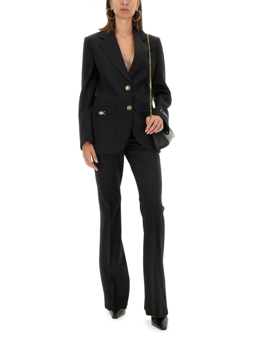 Versace Oversized Single-Breasted Blazer