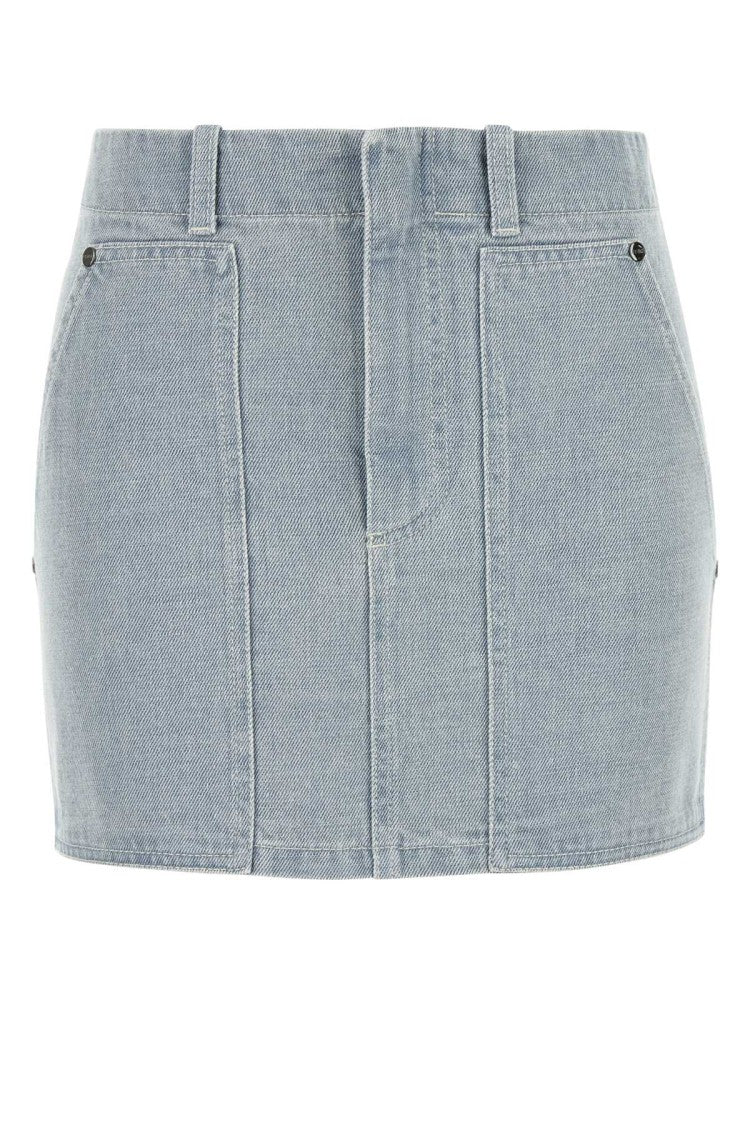 Fendi Denim Mini Skirt