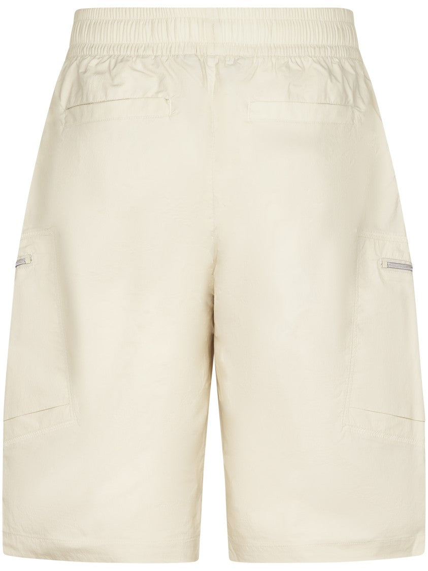 Moose Knuckles Relaxed Fit Cargo Shorts With Zippered Pockets