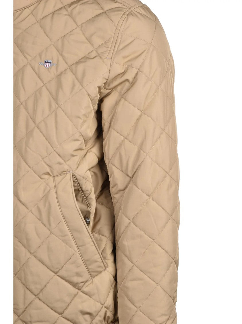 Gant Quilted Windcheater Coat With Sustainable Padding And Functional Design