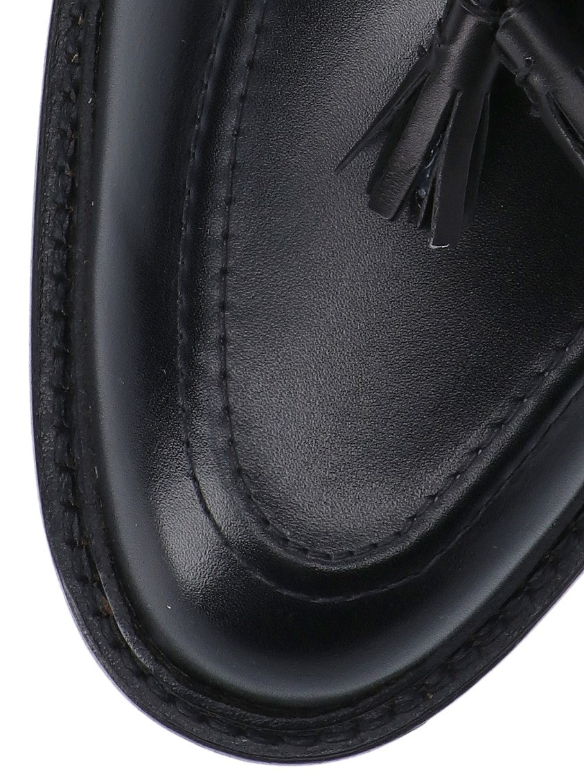 Tricker's Elton Black Leather Loafers