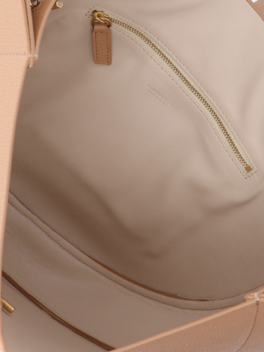 Minobossi Minimalist Pink Bag With Structured Silhouette