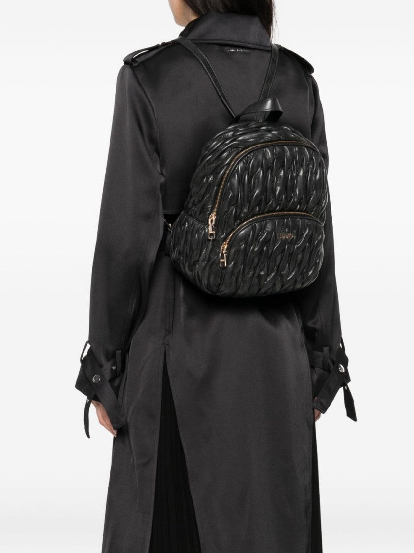 Liu Jo Quilted Bucket Bag With Adjustable Straps