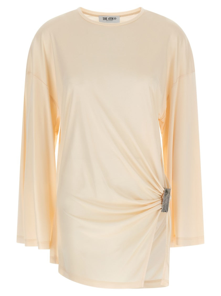 The Attico Fluid Viscose Mini Dress