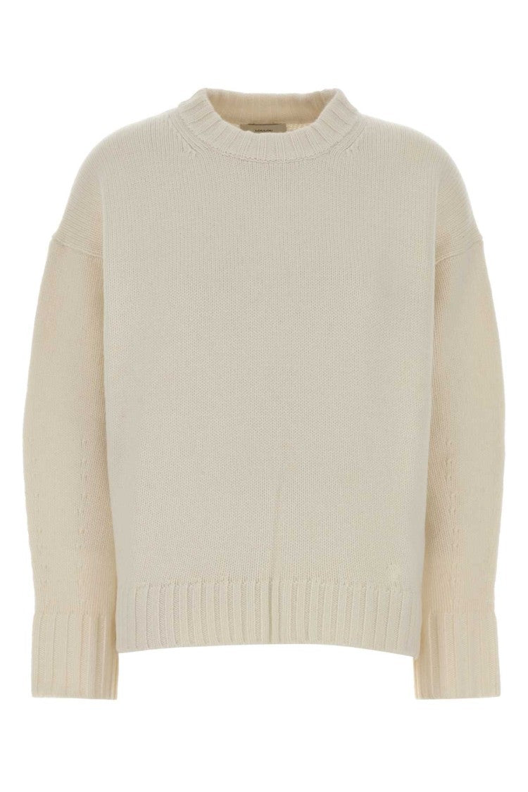 Loulou Studio Ivory Cashmere Tino Oversize Sweater