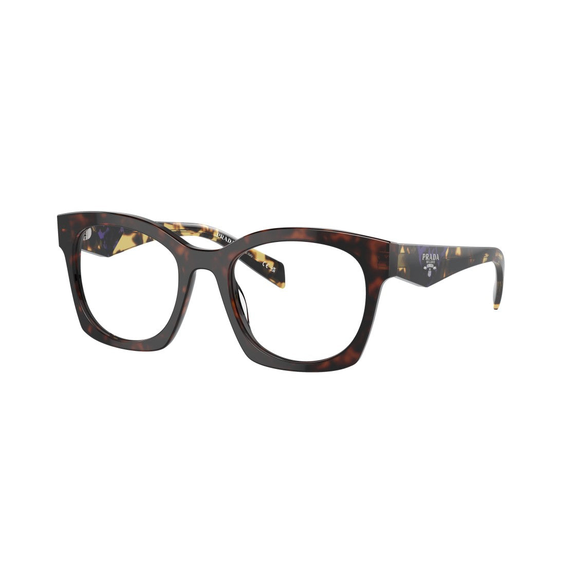 Prada 0Pr A05v Oversized Tortoiseshell Acetate Eyeglasses