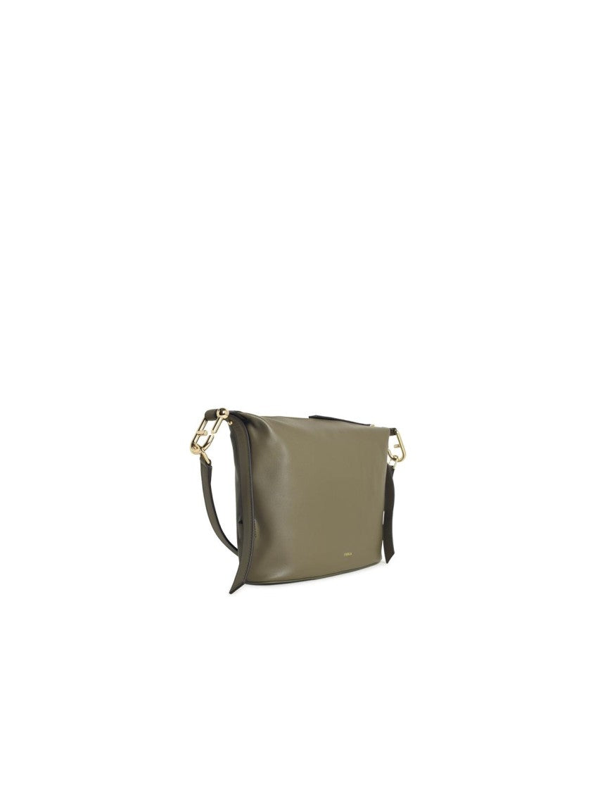 Furla 'Nuvola M' 'Sage' Leather Bag
