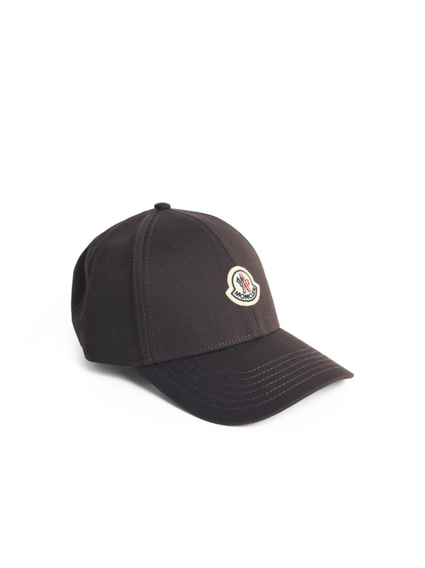 Moncler Brown Cotton Cap