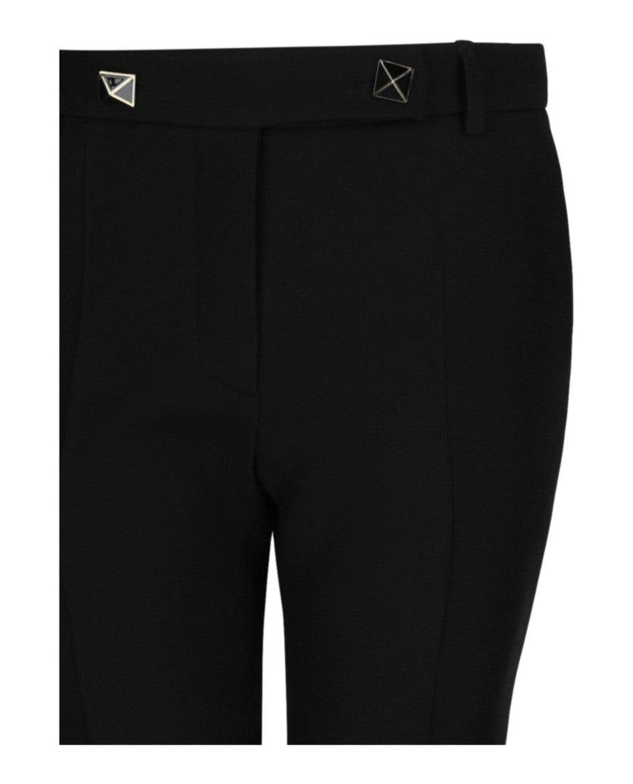 Valentino Crepe Couture Pleated Pants