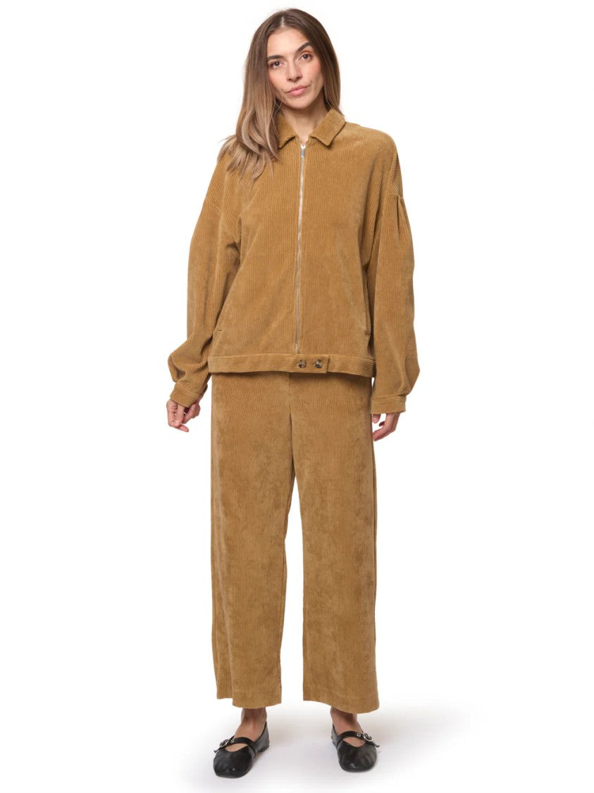 Max Mara Relaxed Fit Camel Corduroy Damara Jacket