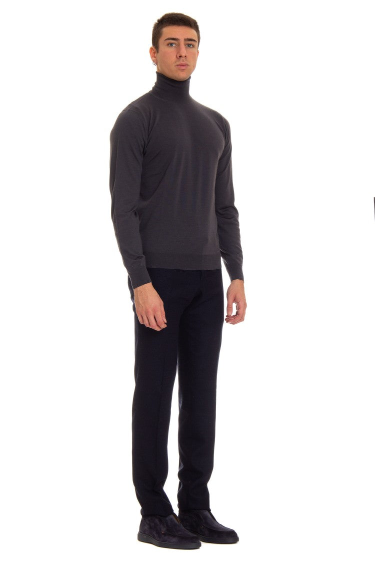 Drumohr Fine Super 140'S Wool Turtleneck