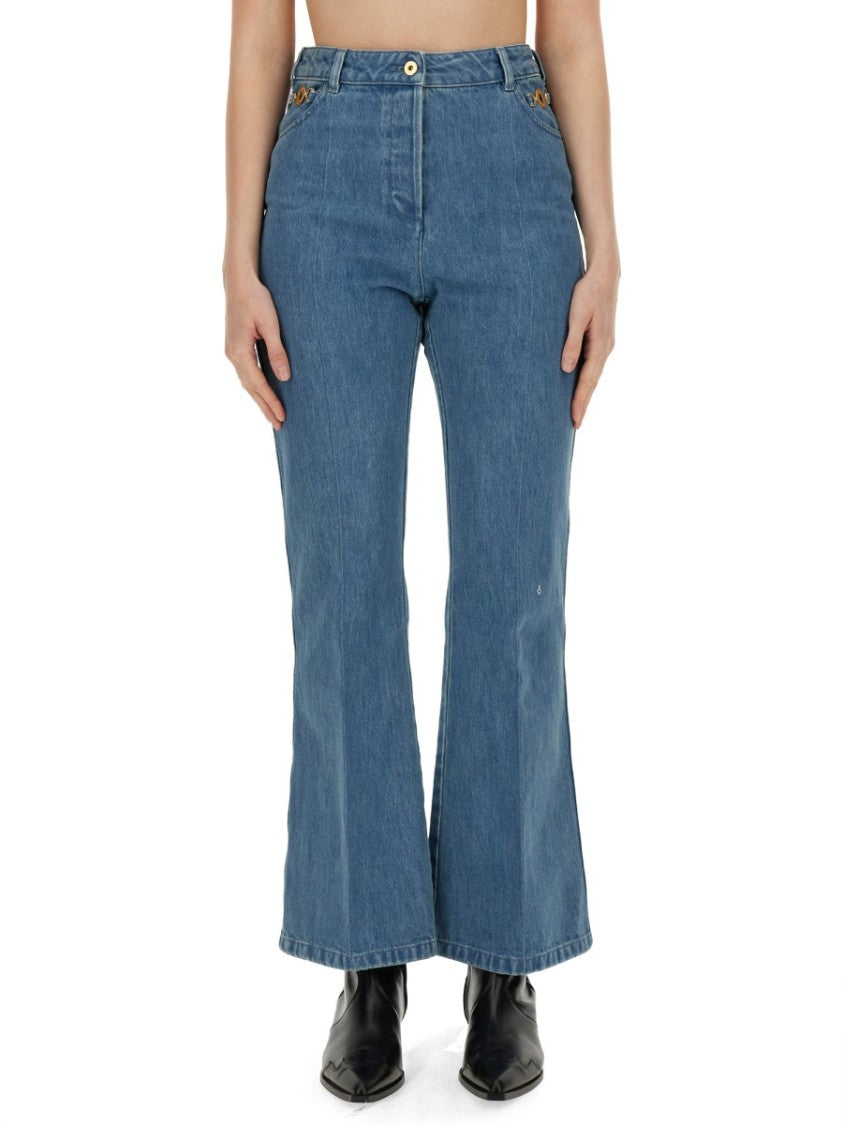 Patou Flare Fit Jeans With High Waist