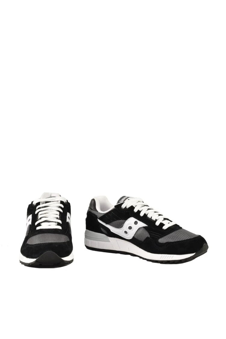 Saucony Black Low-Top Leather Sneakers