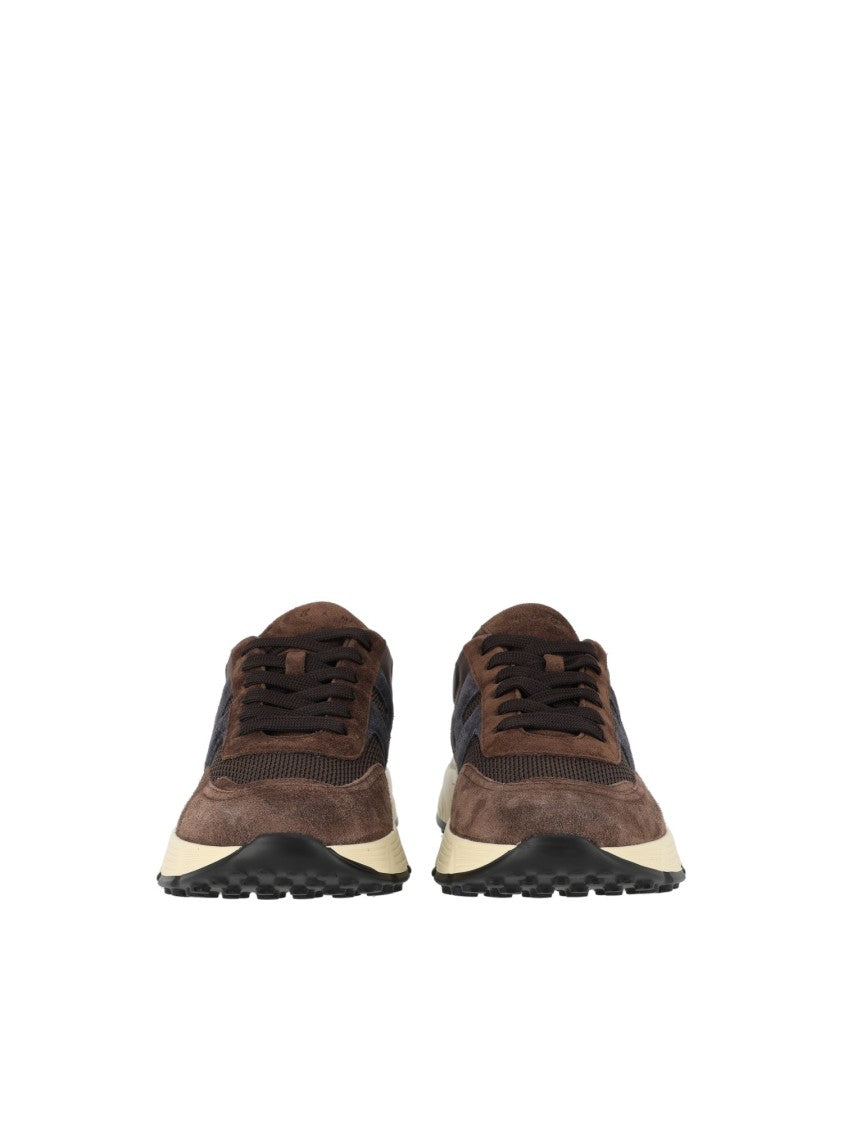 Hogan Hyperlight Suede-Leather Low-Top Sneakers