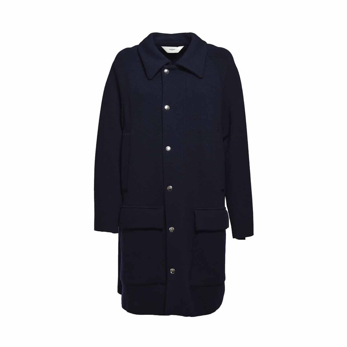 Barena Venezia Glenda Coat Virgin Wool - Navy Blue