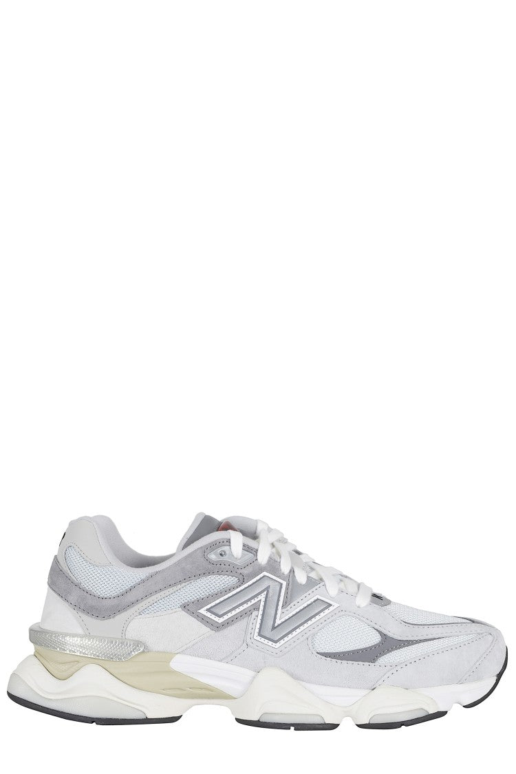 New Balance Gray Lifestyle U9060 Lateral Logo Leather Rubber Sneakers