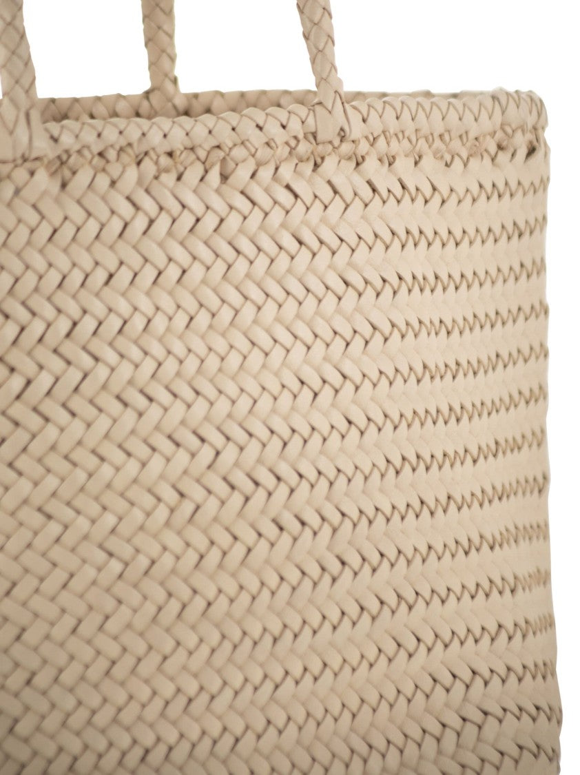 Dragon Grace Basket Small - Woven Leather Bag