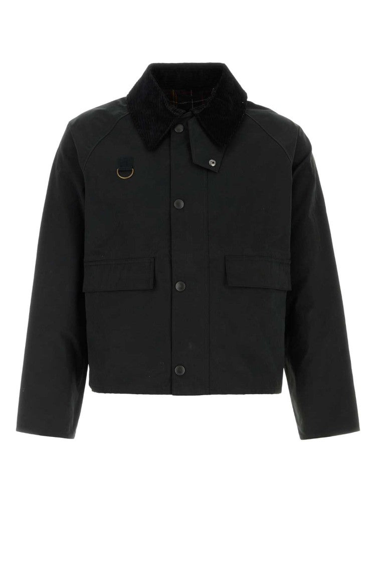 Barbour Black Cotton Blend Jacket